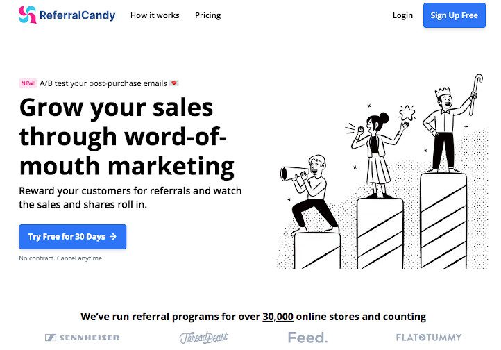 Referral Candy mejores apps Shopify