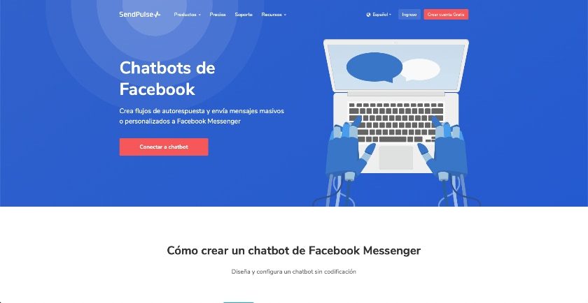 chatbots para facebook sendpulse 1