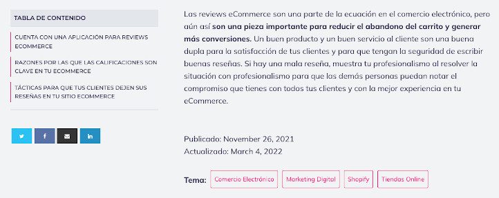 Categorías y Etiquetas en un Blog