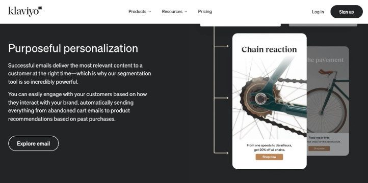 Aplicaciones de email marketing para Shopify Klaviyo