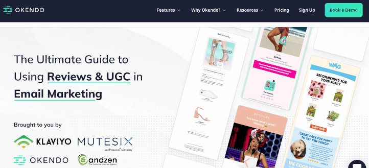 Aplicaciones de email marketing para Shopify Okendo