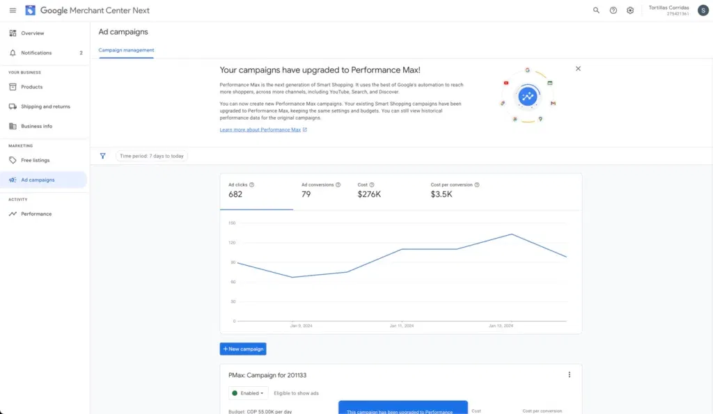google ads e-commerce