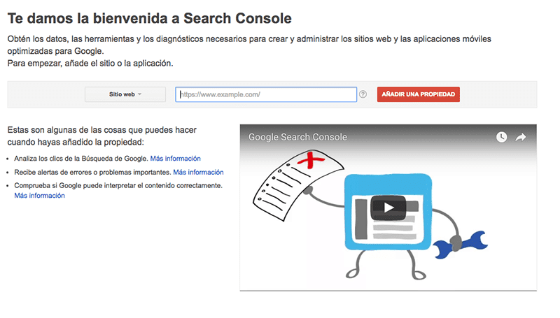beneficios google search console