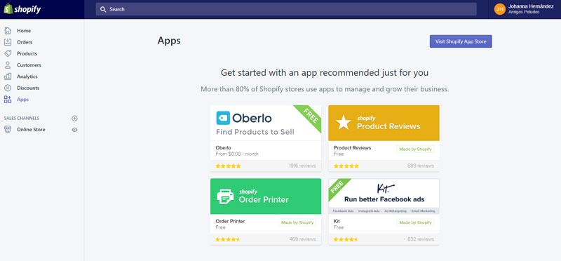 Guía para crear tienda online en Colombia 12 apps shopify