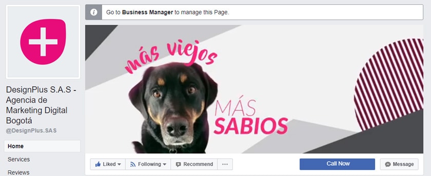 Cómo optimizar tu página de Facebook: Las 9 cosas que debes hacer 2 Facebook page