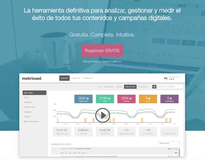 metricool auditoría redes sociales