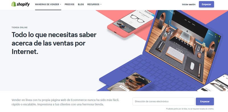 shopify home