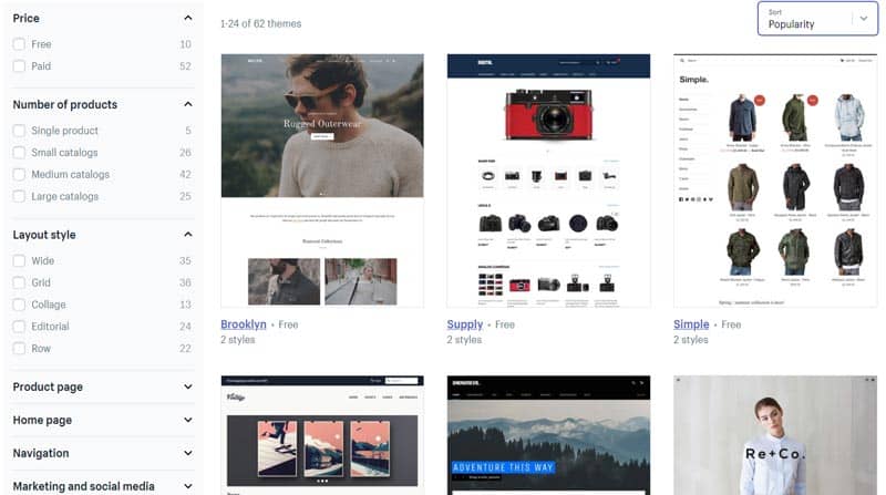 Guía para crear tienda online en Colombia 4 Shopify theme store