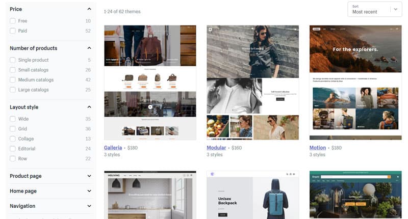 shopify themes