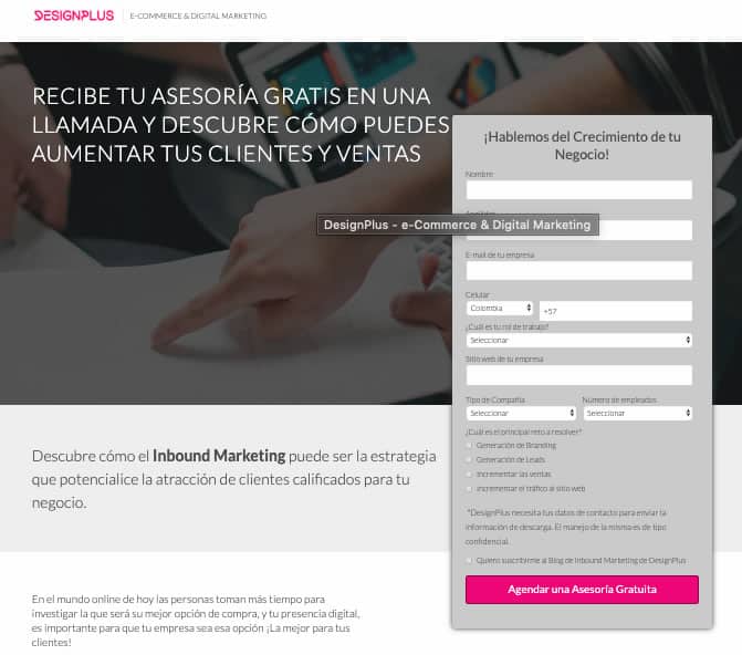 Ejemplo formulario oferta
