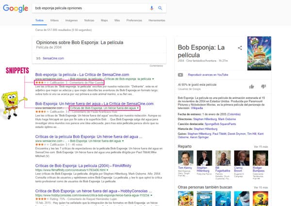 Rich snippets para que tu tienda online sea el crustáceo cascarudo del mercado 3 Qué son los rich snnipets