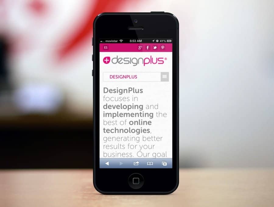 responsive web design iphone