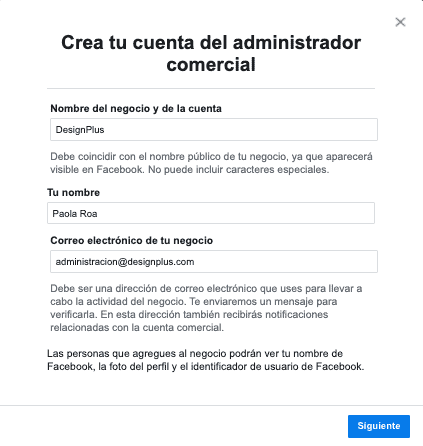 Crear Facebook Business Manager
