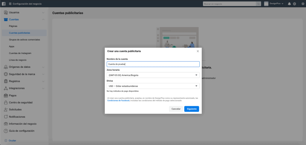 Crear Facebook Business Manager