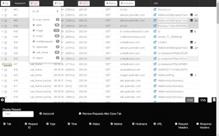 Extensiones en Google Chrome para el diseño web 11 Extensión Google Chrome Sniffer