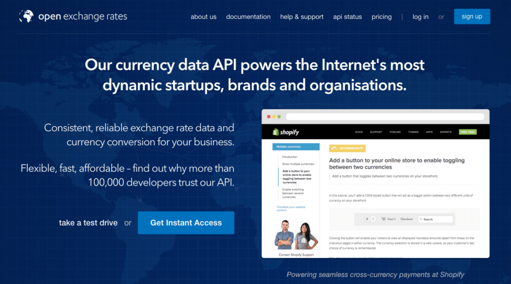 Plataformas que necesitas para tu ecommerce Open Exchange Rates