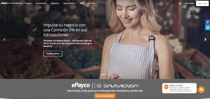 Pasarela de pago ePayco