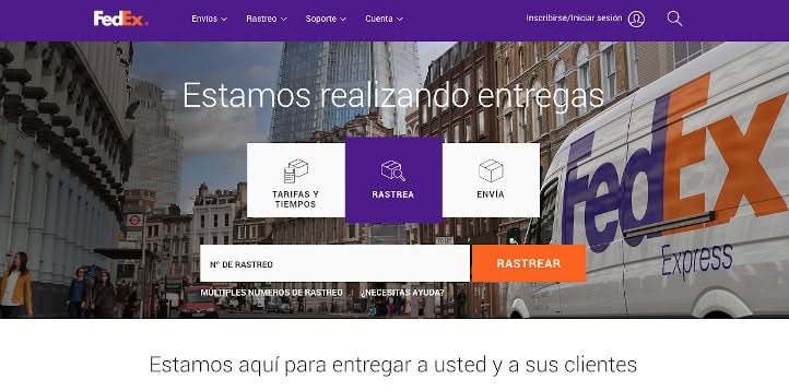 Transportadoras para eCommerce FedEx
