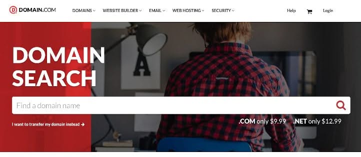 Comprar dominio en Colombia con Domain.com