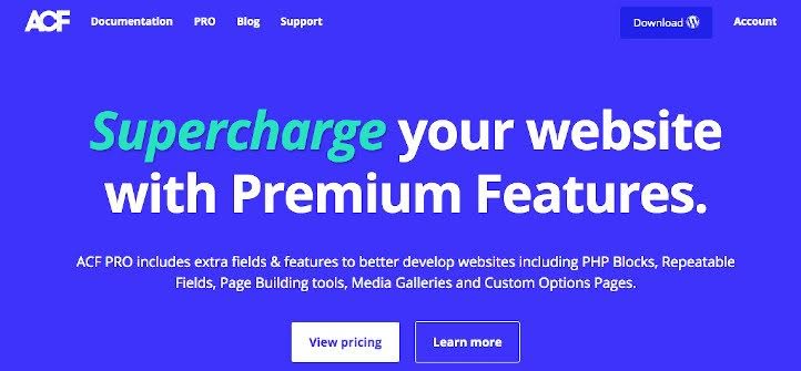 plugins wordpress advanced custom fields pro designplus