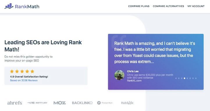plugins wordpress rank math designplus