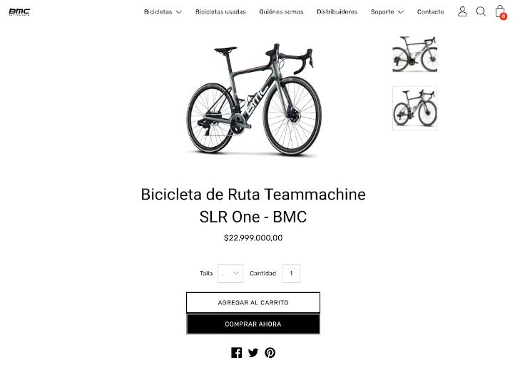 Sección de producto destacado homepage ecommerce