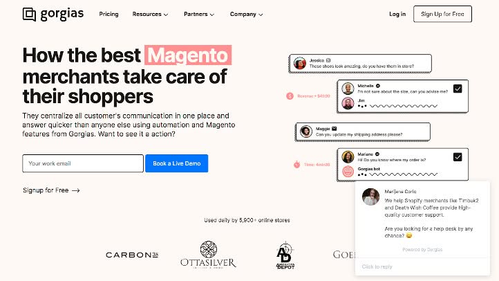 Gorgias mejores apps Shopify 