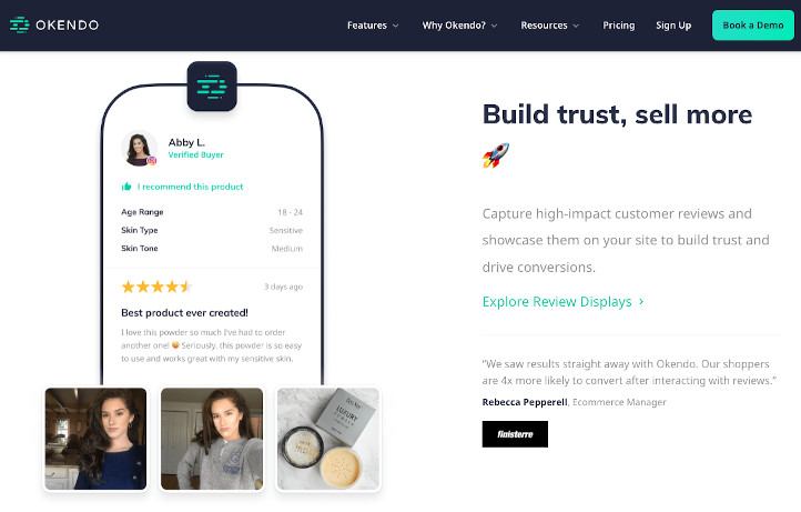 okendo reviews ecommerce
