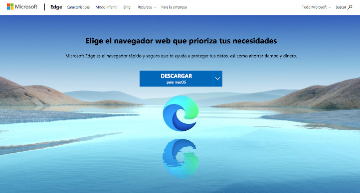 Ejemplos navegadores web Microsoft Edge
