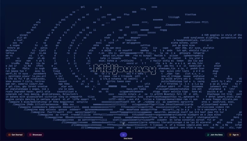 Screenshot midjourney AI