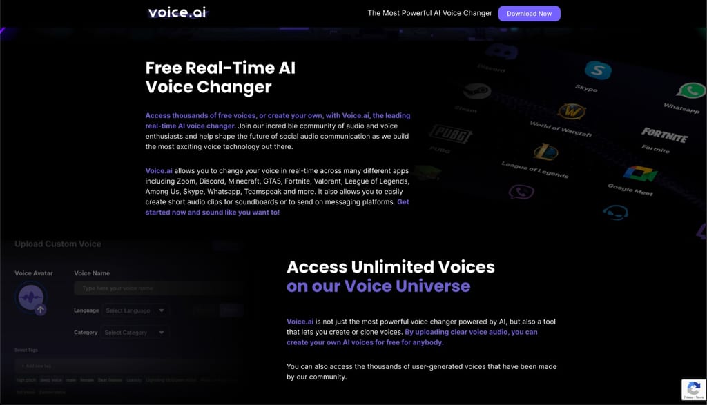 Screenshot Voice AI