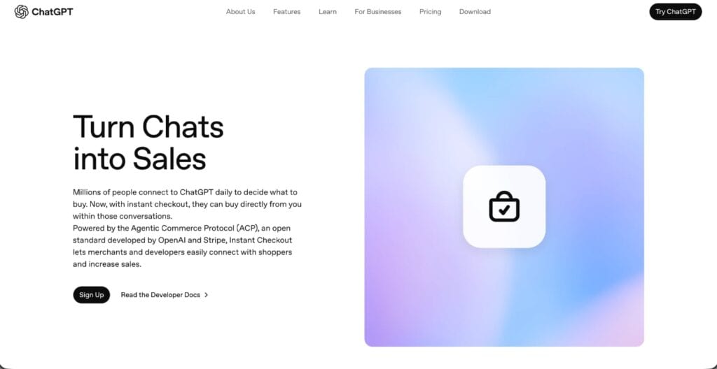 ventajas instant checkout chatgpt